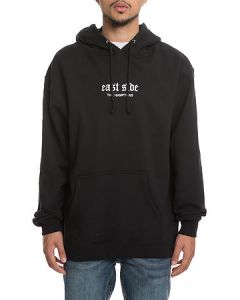 The Hamptons Embroidered Hoodie in Black Black