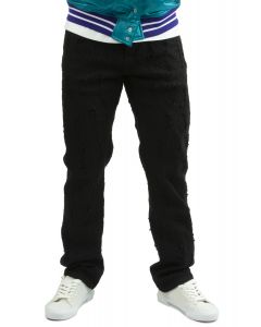 Hopper Shredded Jeans Jet Black