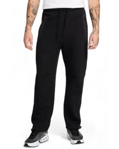 Fleece Open-Hem Pants black