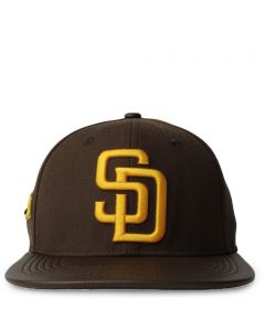 San Diego Padres Strapback Hat  Brown