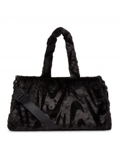 Faux Fur Tote (10L) Black