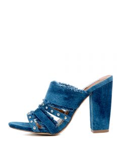 Cape Robbin Lisa-31 High Heel Denim Blue