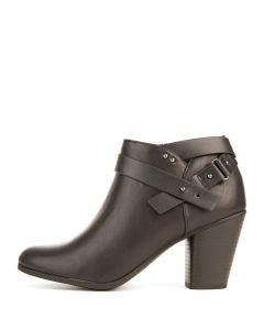 Urban-H Low Heel Ankle Boot Black