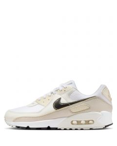 Women's Air Max 90 WHITE/FLAT PEWTER-LT OREWOOD BRN