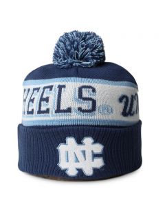 NCAA Block Sweep Pom Knit Beanie Navy
