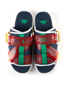 Authentic Mitel 1 Sandals DK Blue/Red/Yellow