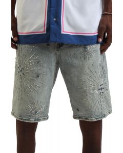 Krystos Short Denim Blue