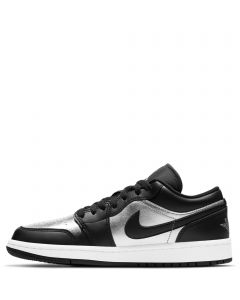 Black/Metallic Silver-White