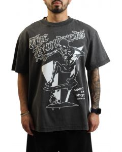 Skull Mountain T-Shirt Grey