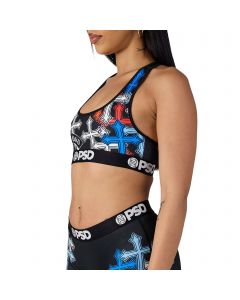 Cool Heart Sport Bra  Black