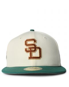 NEW ERA CAPS San Diego Padres Retro Script Fitted Hat 60417778