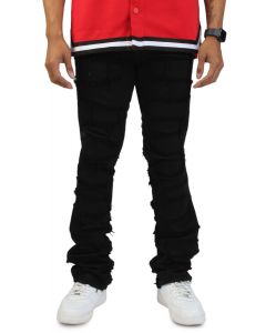 レビュー高評価の商品 SMOKE Shiekh - JP24143SK-BLK Jean Stacked Santorini RISE トップス