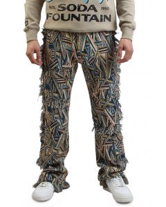 Tapestry Tassel Jeans blue