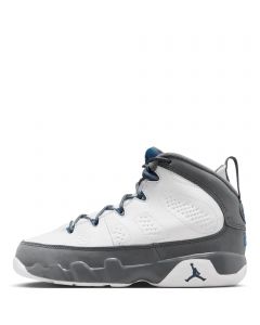 Pre-School Air Jordan 9 Retro "Flint Grey White/French Blue-Flint Grey