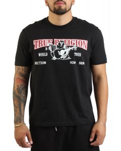 Arched World Tour Logo T-Shirt  Black