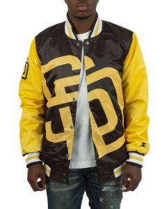 San Diego Padres Mitchell & Ness Fusion Fleece Pullover Hoodie - Brown