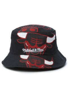 Shop Mitchell & Ness Chicago Bulls Timeline Fitted Hat 6HSFSH21033-CBUBLCK  black