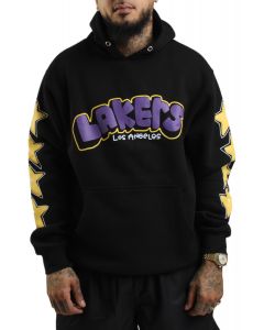 Los Angeles Lakers Bubble Logo Hoodie  Black