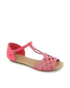 Ronda-03 Casual Open Toe Shoe Pink Pink