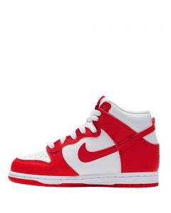 Nike Grade Schoool Dunk High White University Red