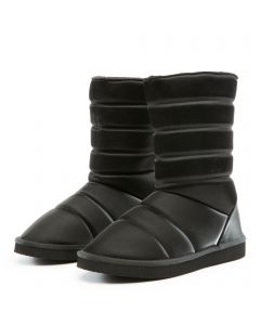 Roxy-2 Quilted Boots Black