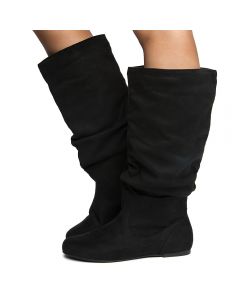 Woman's Kalisa-124 Knee High Boots BLACK