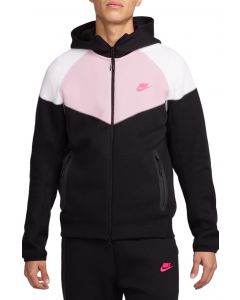 Sportswear Tech Fleece Windrunner Full-Zip Hoodie Black/White/Pink Foam