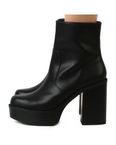 Kedge- Platform Heel Boot Black
