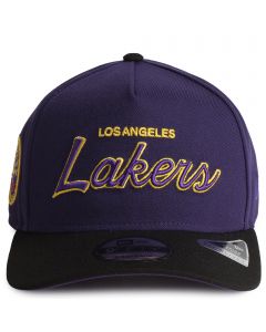NBA Los Angeles Lakers Pre- Curved 950A-Frame Snapback Purple