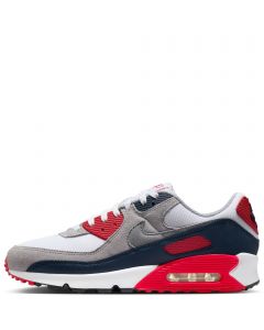 White/Cool Grey-University Red