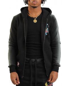 Looney Tunes Hot Rod Daffy Hoodie  Black