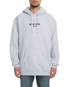 The Malibu Embroidered Hoodie in Heather Grey Heather Gray