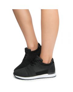 Women's Trinity-01 Sneaker BLACK GLITTER