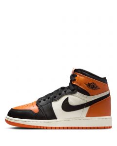 Grade-School Air Jordan 1 High OG "Shattered Backboard Black/Black-Sail-Starfish