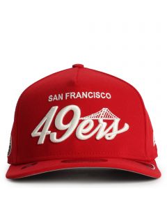 NFL San Francisco 49ers Local Play A-Frame 9FIFTY Snapback Hat Scarlet