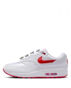 Air Max 1 Premium White/University Red-Playful Pink