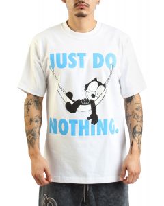 Felix The Cat Do Nothing T-Shirt  White