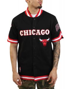 NBA Chicago Bulls Warm-Up Jersey  Black/Red
