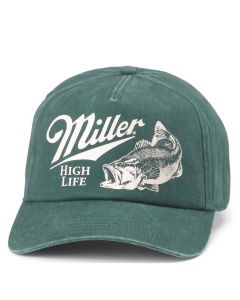 Miller High Life Fishing Cap Forest Green