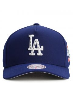 MLB Los Angeles Dodgers All The Bling Pro Pinch Snapback  Blue