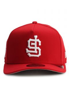 MLB San Francisco 950AF Pre-Curved Snapback  Red/White