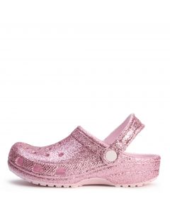 Pre-School/Grade-School Classic Chunky Glitter Clog Pink Milk