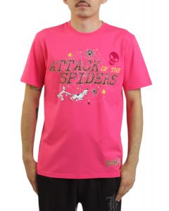 SCOOBY-DOO ATTACK OF THE SPIDERS T-SHIRT  Hot Pink