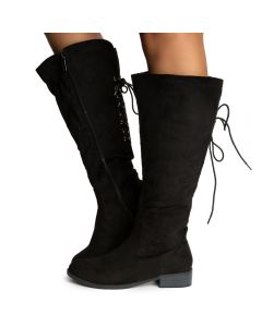 Adiee-21 Knee-High Boots Black
