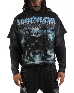 Wake Up 2 PC Hoodie  Black