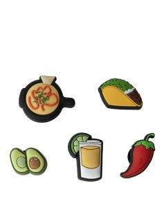 Mexican Food 5 Pack Jibbitz Multi Color