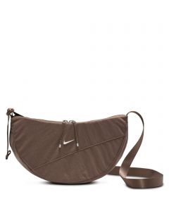 Aura Crescent Crossbody Bag (4L) Mink Brown/Mink Brown/Matte Silver