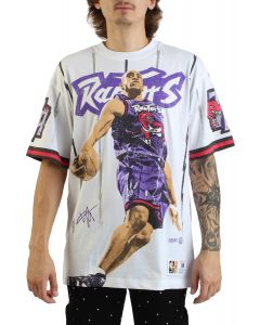 NBA Toronto Raptors Vice Carter Playmaker Vintage T-Shirt   White