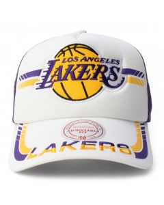 NBA Los Angeles Lakers Trucker Hat  White/Purple