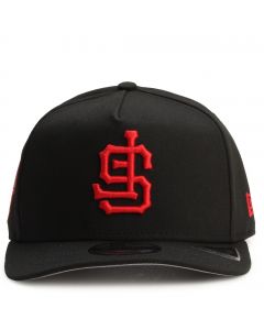 MLB San Francisco 950AF Pre-Curved Snapback  Black/Red